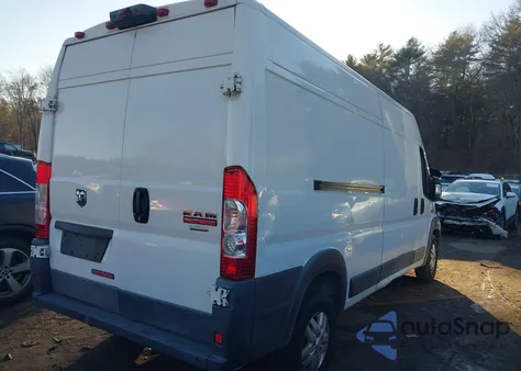 2014 Ram Promaster 2500 High Roof z USA, uszkodzony, nr VIN 3C6TRVDG7EE125509